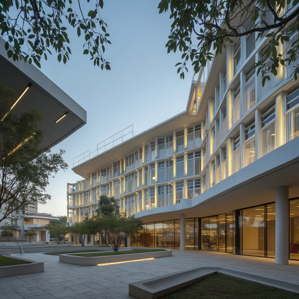 Edificio moderno de un polo tecnológico en Córdoba