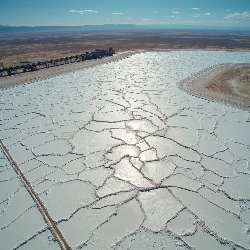 Salar de litio en el Noroeste Argentino